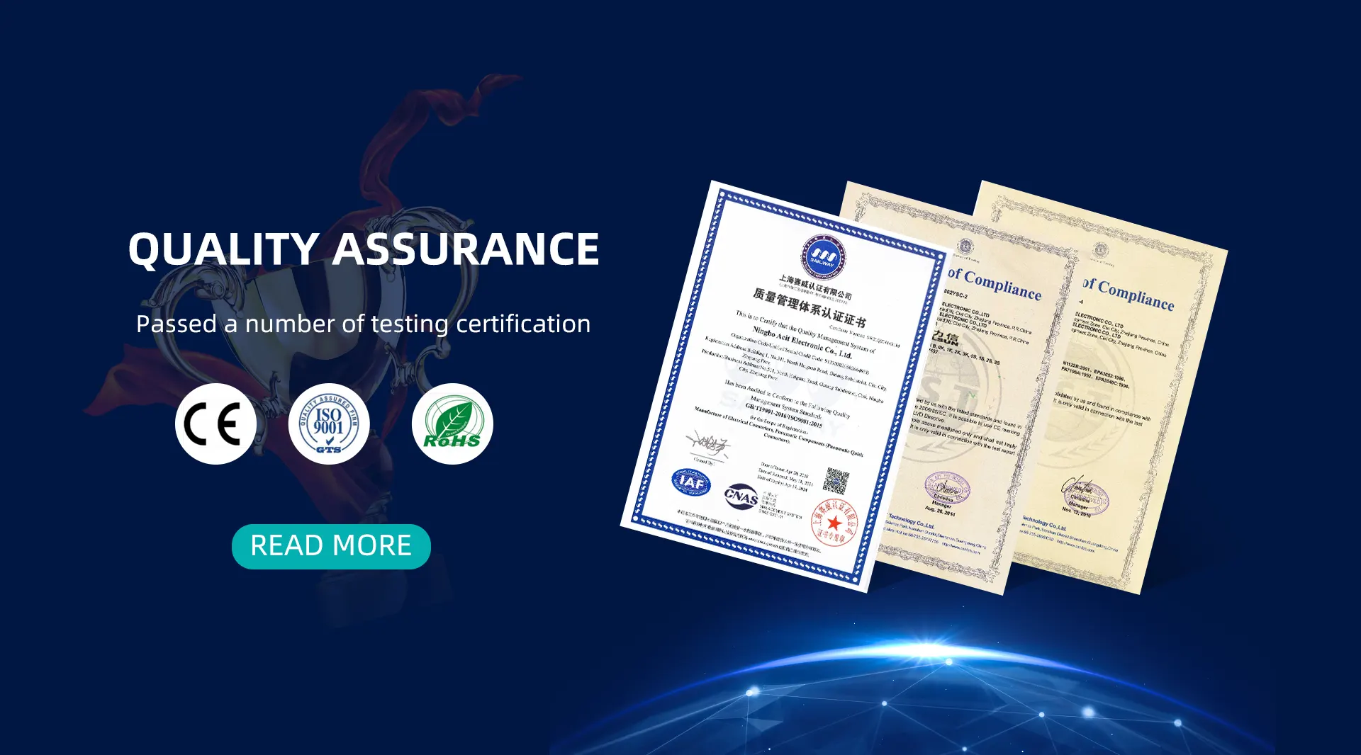 Certificado ACIT de Ningbo